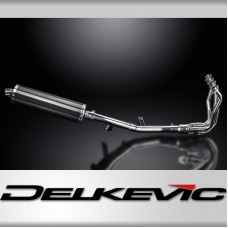 KAWASAKI KLZ1000 VERSYS 2015-18 FULL EXHAUST 450mm CARBON OVAL BSAU SILENCER