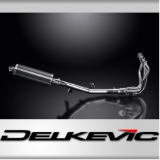 KAWASAKI KLZ1000 VERSYS 2015-18 FULL EXHAUST 350mm CARBON OVAL BSAU SILENCER