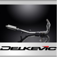 KAWASAKI KLZ1000 VERSYS 2015-18 FULL EXHAUST 225mm STAINLESS OVAL SILENCER