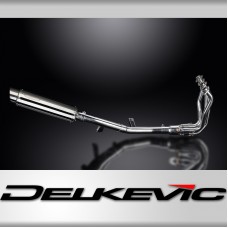 KAWASAKI KLZ1000 VERSYS 2015-18 FULL EXHAUST 350mm STAINLESS ROUND BSAU SILENCER