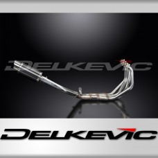 HONDA CBR900RR FIREBLADE 1992-99 EXHAUST SYSTEM 200mm CARBON ROUND SILENCER