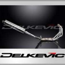 HONDA CBR900RR FIREBLADE 1992-99 EXHAUST SYSTEM 450mm STAINLESS OVAL SILENCER