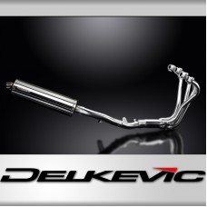 HONDA CB1100A 13-17 FULL 4-1 EXHAUST SYSTEM 450mm STAINLESS OVAL BSAU SILENCER