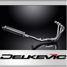 HONDA CB1100A 13-17 FULL 4-1 EXHAUST SYSTEM 450mm CARBON OVAL BSAU SILENCER