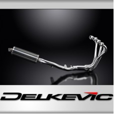 HONDA CB1100A 13-17 FULL 4-1 EXHAUST SYSTEM 350mm CARBON OVAL BSAU SILENCER