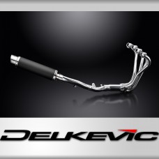 HONDA CB1100A 13-17 FULL 4-1 EXHAUST SYSTEM 350mm CARBON ROUND BSAU SILENCER