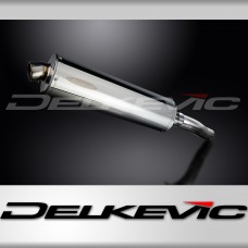 HONDA CB600F HORNET 2007-2014 450mm OVAL STAINLESS BSAU SILENCER EXHAUST KIT