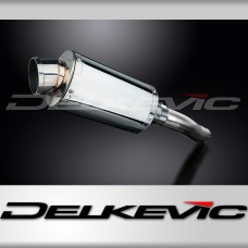 HONDA CB600F HORNET 2007-2014 225mm OVAL STAINLESS SILENCER EXHAUST KIT