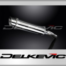 HONDA CB600F HORNET 2007-2014 350mm ROUND STAINLESS BSAU SILENCER EXHAUST KIT