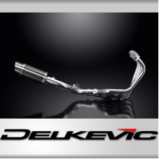 HONDA CB600F HORNET 2007-13 FULL EXHAUST 200mm CARBON ROUND SILENCER