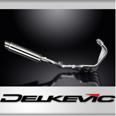 HONDA CB600F HORNET 2007-13 FULL EXHAUST 350mm STAINLESS ROUND BSAU SILENCER