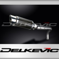 HONDA CB600F HORNET 1998-2002 200mm ROUND CARBON  SILENCER EXHAUST KIT