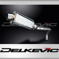 HONDA CB600F HORNET 1998-2002 225mm OVAL STAINLESS SILENCER EXHAUST KIT