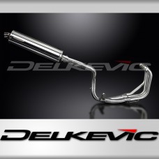 HONDA CB600F HORNET 1998-02 FULL EXHAUST SYSTEM 450mm STAINLESS OVAL SILENCER