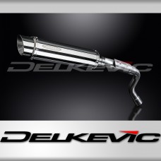 HONDA CB600F HORNET 03-06 HI LEV 350mm ROUND STAINLESS BSAU SILENCER EXHAUST KIT