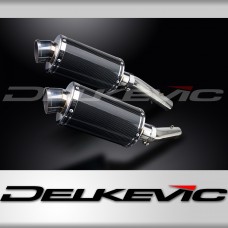 APRILIA TUONO1000R FACTORY 06-10 225mm OVAL CARBON SILENCER EXHAUST KIT