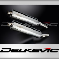 APRILIA TUONO1000R FACTORY 06-10 450mm OVAL STAINLESS BSAU SILENCER EXHAUST KIT