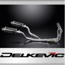 KAWASAKI Z1000SX Z1000 2010> FULL EXHAUST SYSTEM 225mm CARBON OVAL SILENCERS