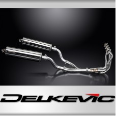 KAWASAKI Z1000SX Z1000 2010> FULL EXHAUST SYSTEM 450mm STAINLESS OVAL SILENCE