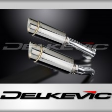 Z1000 SX 1000 NINJA 2011-2014 / 2* MINI 200mm (8 inch) ROUND SILENCERS 304 STAINLESS STEEL