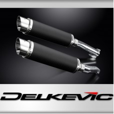 Z1000 SX 1000 NINJA 2011-2014 / 2* DL10 ROUND 350mm (14 inch) CARBON FIBRE SILENCERS