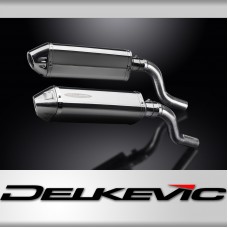 KAWASAKI Z1000SX 2010-19 TOURER 320mm TRI STAINLESS BSAU SILENCER EXHAUST KIT