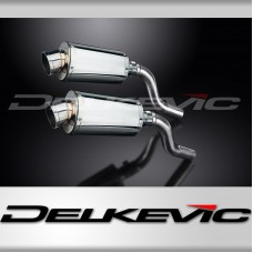 KAWASAKI Z1000SX 2010-19 TOURER 225mm OVAL STAINLESS SILENCER EXHAUST KIT