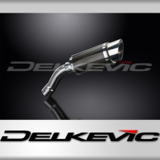 BMW F800 R 2009-2019 200mm ROUND CARBON  SILENCER EXHAUST KIT