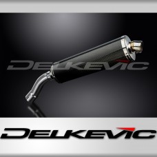 BMW F800 R 2009-2019 450mm OVAL CARBON BSAU SILENCER EXHAUST KIT