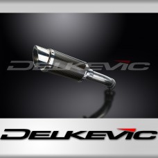BMW K1200S 2005-2009 200mm ROUND CARBON  SILENCER EXHAUST KIT