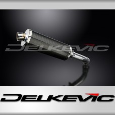 BMW K1200S 2005-2009 350mm OVAL CARBON BSAU SILENCER EXHAUST KIT