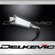 BMW K1200S 2005-2009 225mm OVAL STAINLESS SILENCER EXHAUST KIT
