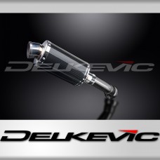 BMW K1300S 2009-2016 Delkevic 225mm Oval Carbon Exhaust Silencer Can Kit