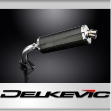 BMW R1200GS 2004-2007 350mm OVAL CARBON BSAU SILENCER EXHAUST KIT