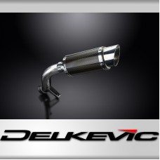 BMW R1200GS 2004-2007 200mm ROUND CARBON  SILENCER EXHAUST KIT