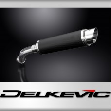 BMW R1200GS 2010-2013 350mm CARBON ROUND BSAU SILENCER EXHAUST KIT 