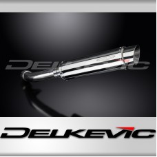 BMW R1200R R1200RT 2005-2009 350mm ROUND STAINLESS BSAU SILENCER EXHAUST KIT