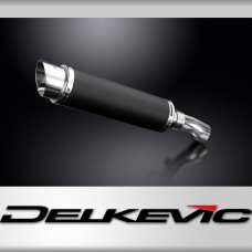 BMW S1000RR 2010-2014 350mm CARBON ROUND BSAU SILENCER EXHAUST KIT