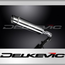 BMW S1000RR 2010-2014 350mm ROUND STAINLESS BSAU SILENCER EXHAUST KIT