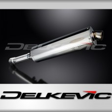 BMW F800 GS 2007-2018 450mm OVAL STAINLESS BSAU SILENCER EXHAUST KIT