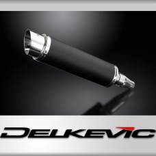 DERBI SENDA TERRA ADVENTURE 125 08-17 350mm CARBON ROUND BSAU SILENCER EXHAUST