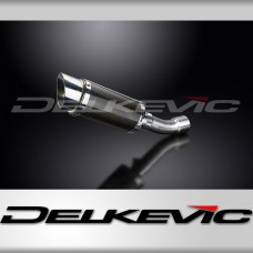 DUCATI DIAVEL 2011-2018 200mm ROUND CARBON  SILENCER EXHAUST KIT