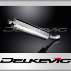 DUCATI DIAVEL 2011-2018 450mm OVAL STAINLESS BSAU SILENCER EXHAUST KIT