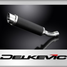 DUCATI DIAVEL 2011-2015 350mm CARBON ROUND BSAU SILENCER EXHAUST KIT