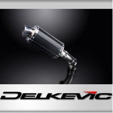 DUCATI HYPERSTRADA HYPERMOTARD 821 939 13-18 DECAT 225mm OVAL CARBON EXHAUST