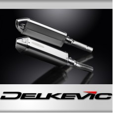 DUCATI MONSTER 620-695-800 02-08 320mm TRI STAINLESS BSAU SILENCER EXHAUST KIT