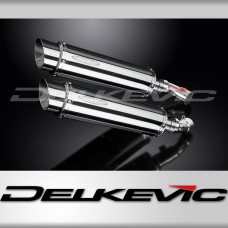 DUCATI MONSTER 696 2008-2014 350mm ROUND STAINLESS BSAU SILENCER EXHAUST KIT