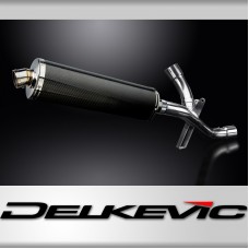 DUCATI MULTISTRADA 1200 2016-2018 DECAT 450mm OVAL CARBON BSAU EXHAUST KIT