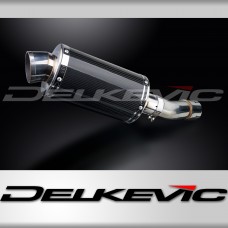 SUZUKI SV400 SV650 1998-2002 225mm OVAL CARBON SILENCER EXHAUST KIT