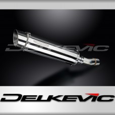 SUZUKI SV400 SV650 1998-2002 350mm ROUND STAINLESS BSAU SILENCER EXHAUST KIT